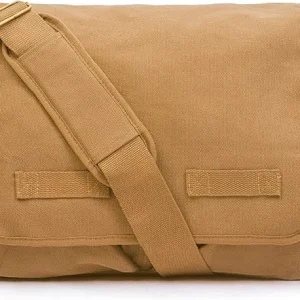 Classic Vintage Messenger Bag - Desert Tan
