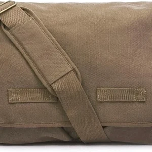 Classic Vintage Messenger Bag - Field Brown