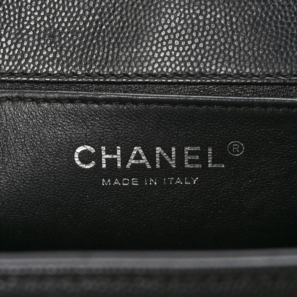 Medium Boy Flap Black Caviar Leather – Super Clone Crossbody Bag - 图片 3