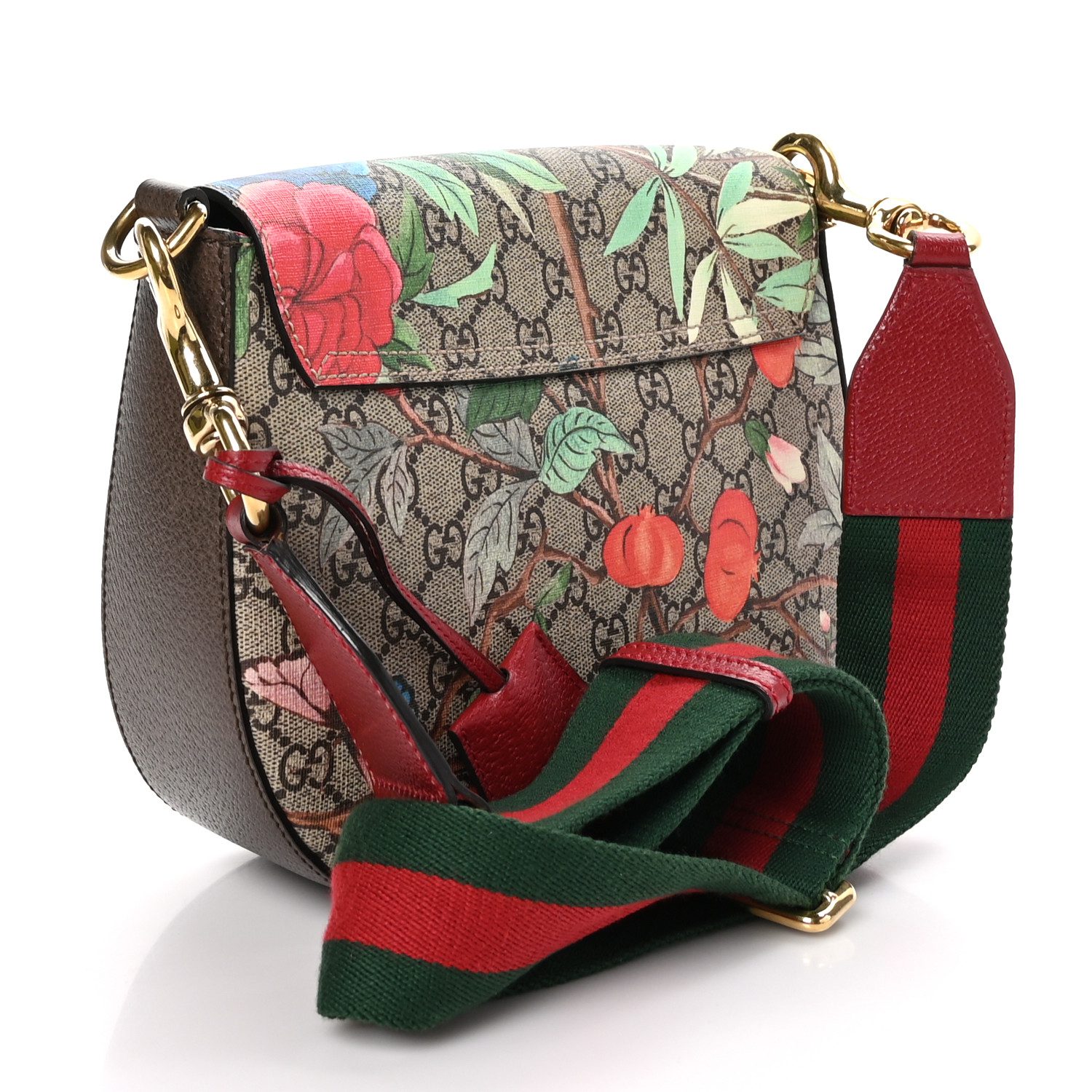 GG Supreme Tian Web Medium Padlock Messenger –Super Clone ShoulderBag - 图片 5