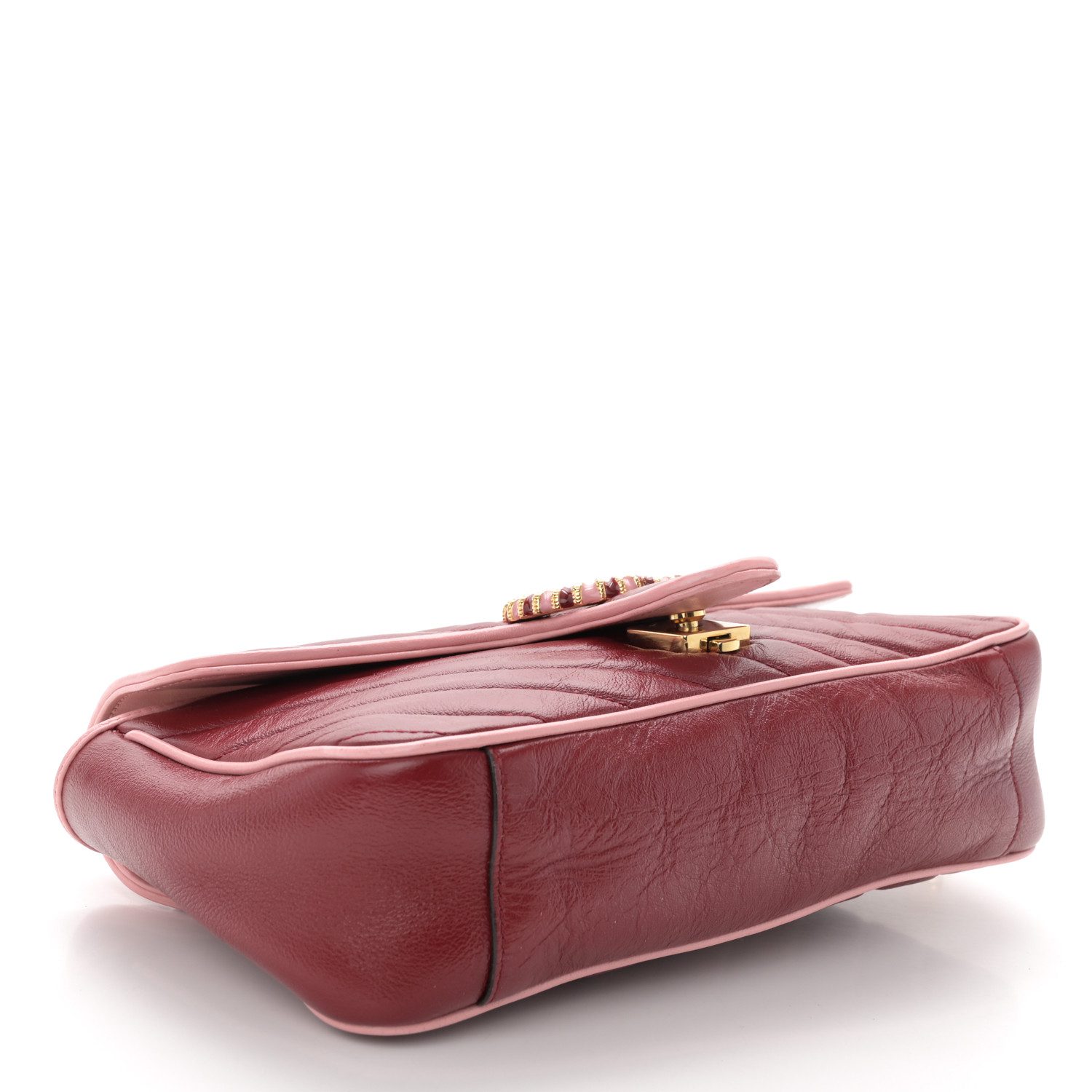 GG Marmont Small Torchon Red– Mirror Quality Shoulder Bag - 图片 5