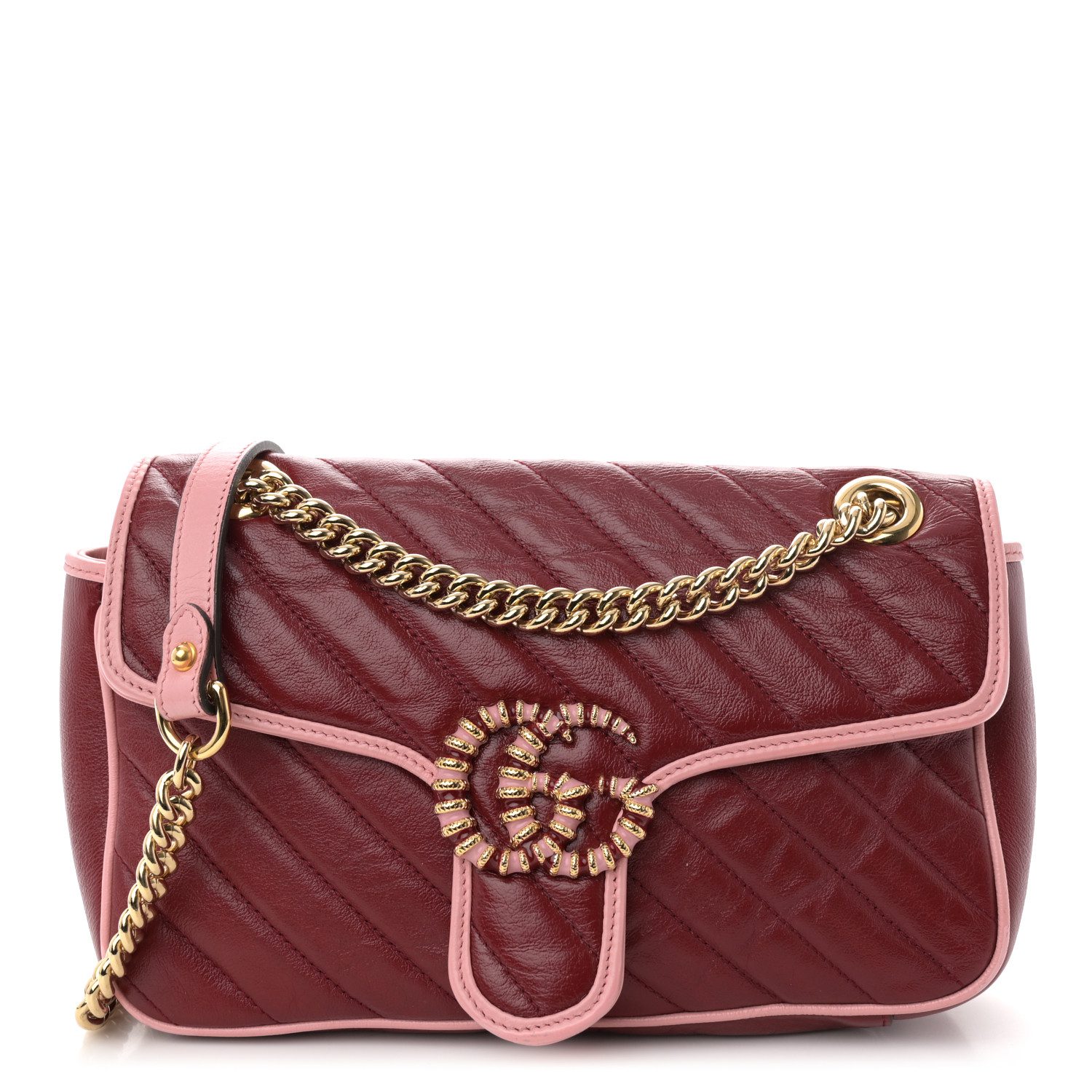 GG Marmont Small Torchon Red– Mirror Quality Shoulder Bag - 图片 2