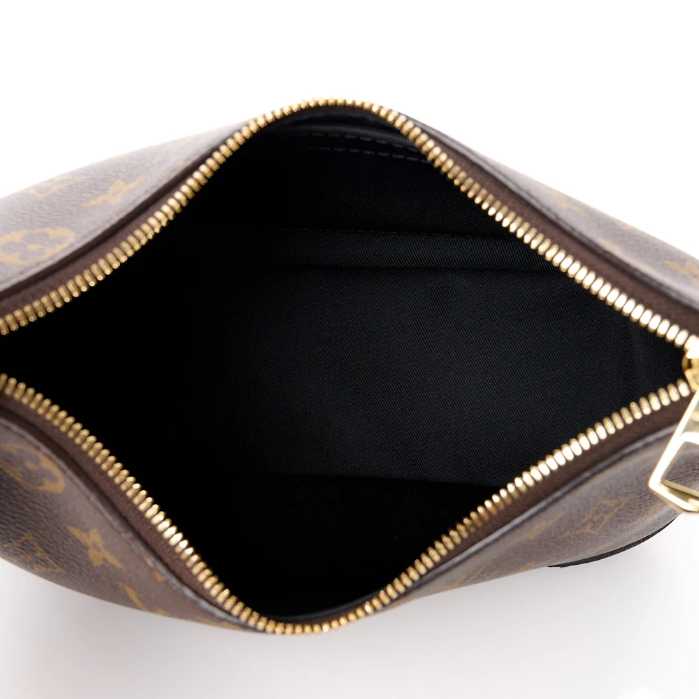 Boulogne NM Super Clone Black Monogram Canvas Gold Hardware Shoulder Handbag - 图片 6