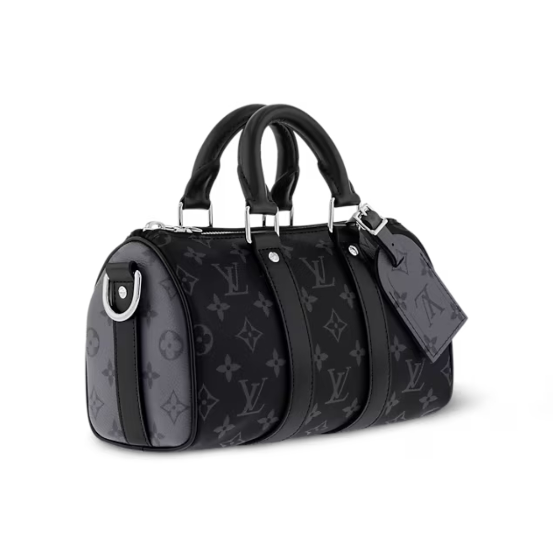 LV Keepall Bandoulière 25 Replica | Monogram Eclipse Canvas 1:1 - 图片 2