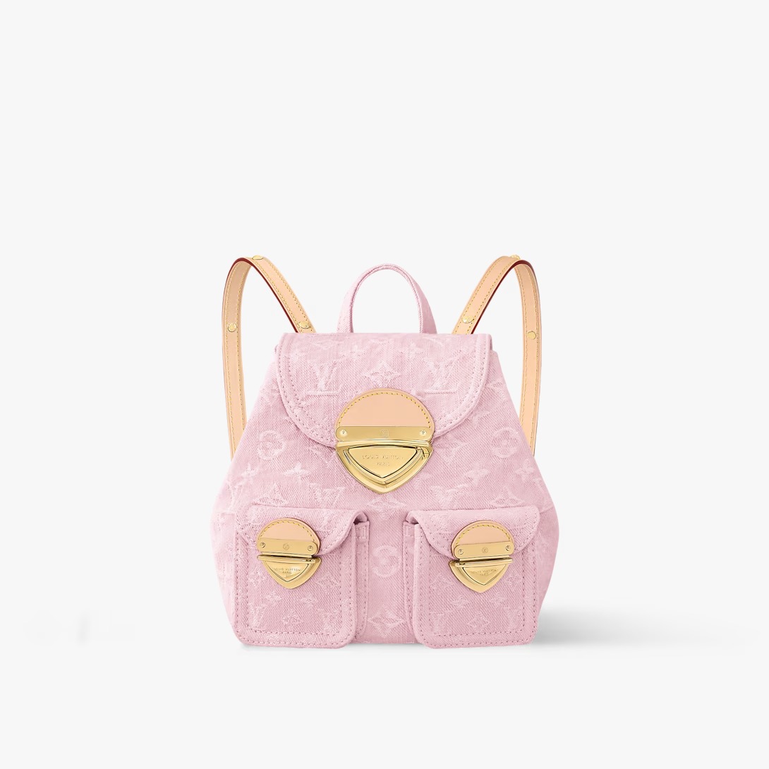 Super Clone Louis Vuitton venice monogram denim Backpack - 图片 6
