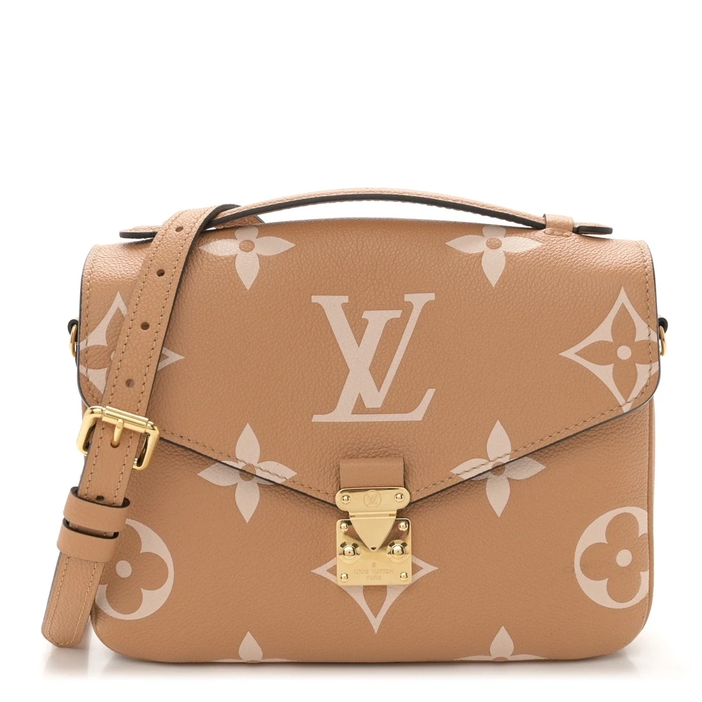 1:1 Replica LV Empreinte Monogram Giant Pochette Metis Arizona in Beige Handbags
