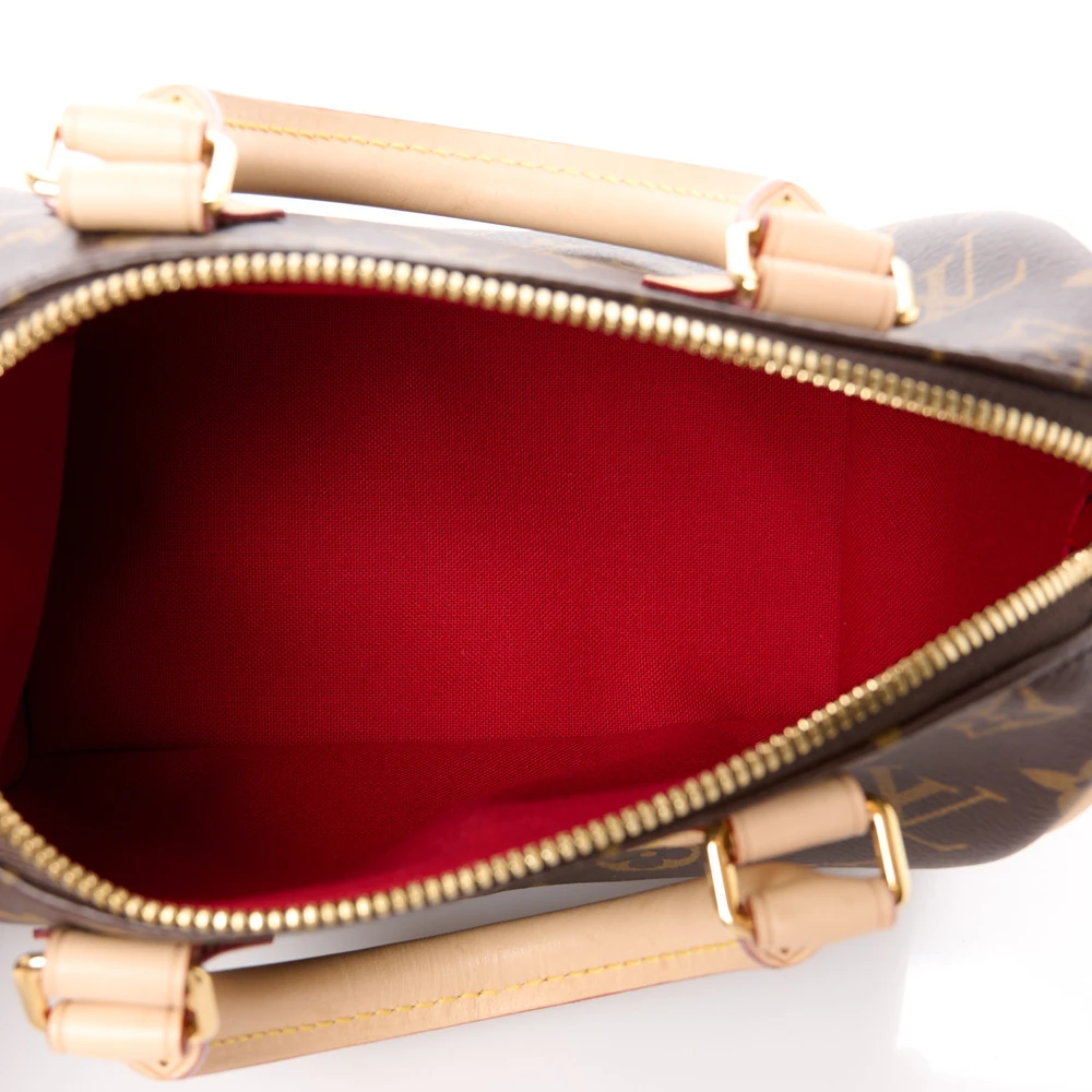 Speedy Bandouliere 20 Super Clone Monogram Canvas Gold Hardware Mini HandBag - 图片 4