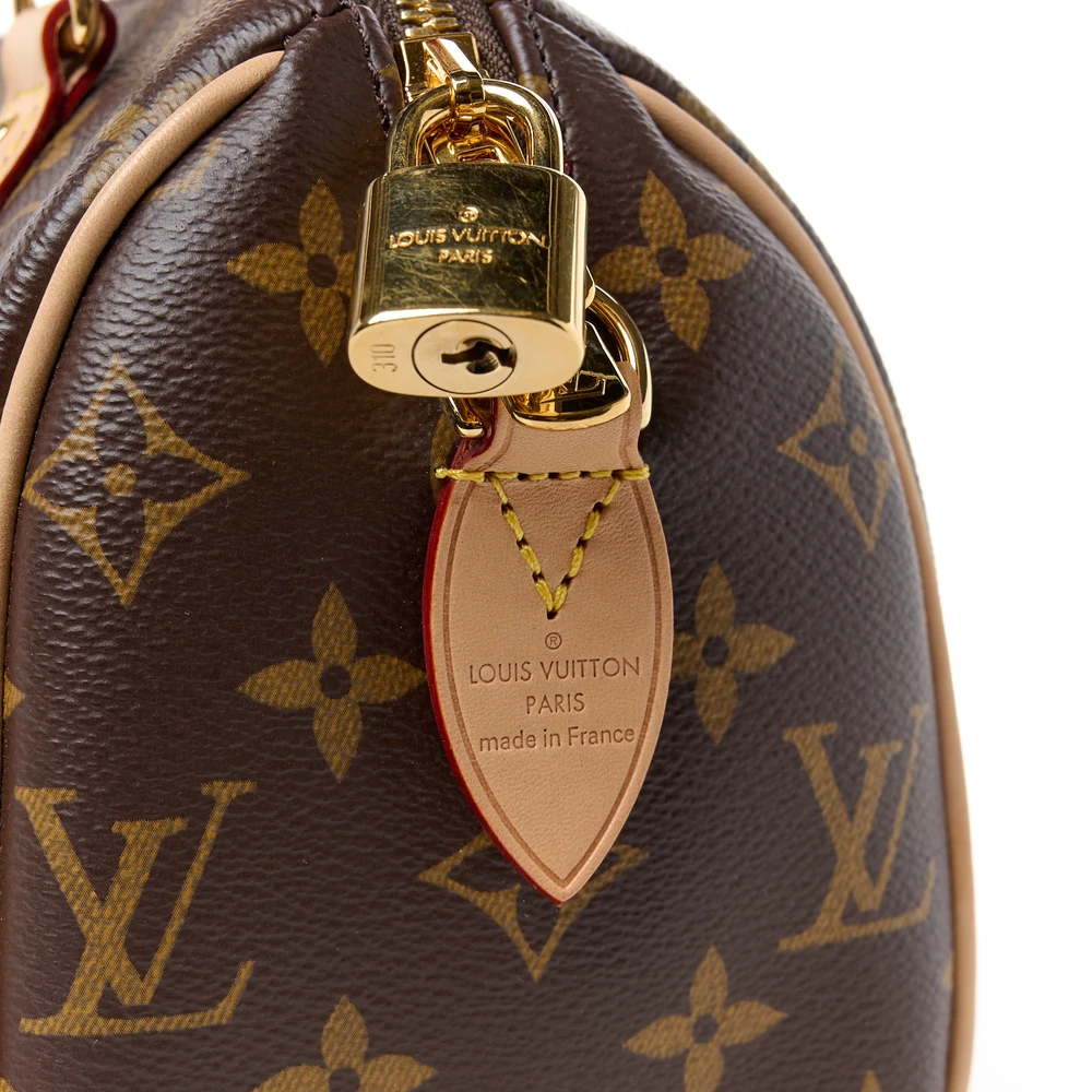 Speedy Bandouliere 20 Super Clone Monogram Canvas Gold Hardware Mini HandBag - 图片 3