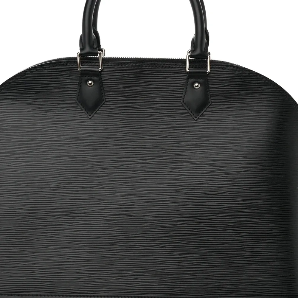 Alma GM Super Clone Black Electric Epi Leather Structured Shoulder Bag - 图片 6