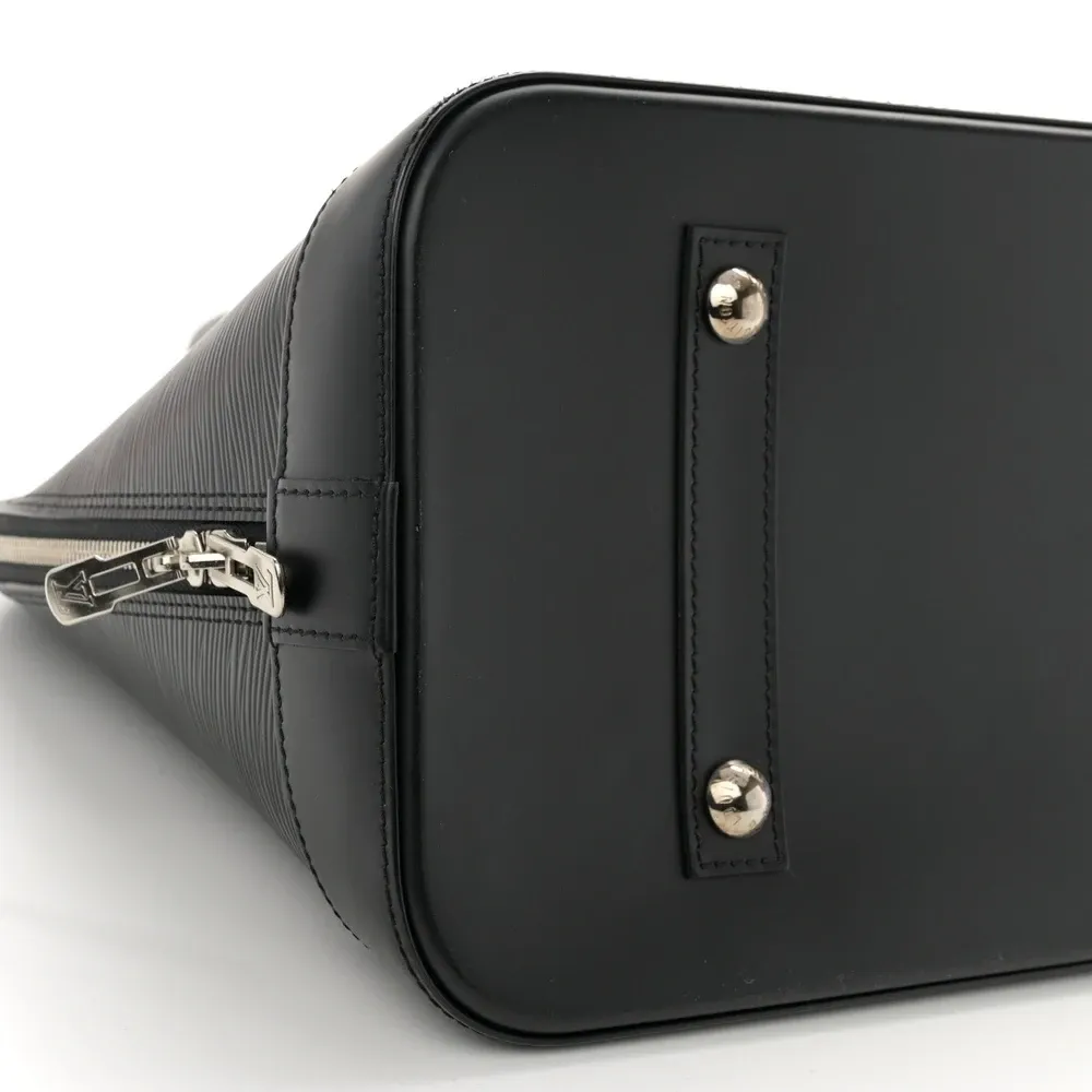 Alma GM Super Clone Black Electric Epi Leather Structured Shoulder Bag - 图片 3