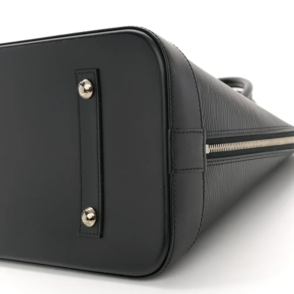Alma GM Super Clone Black Electric Epi Leather Structured Shoulder Bag - 图片 2