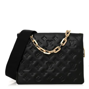 Pochette Métis 1:1 Replica Black Lambskin Leather Crossbody Bag