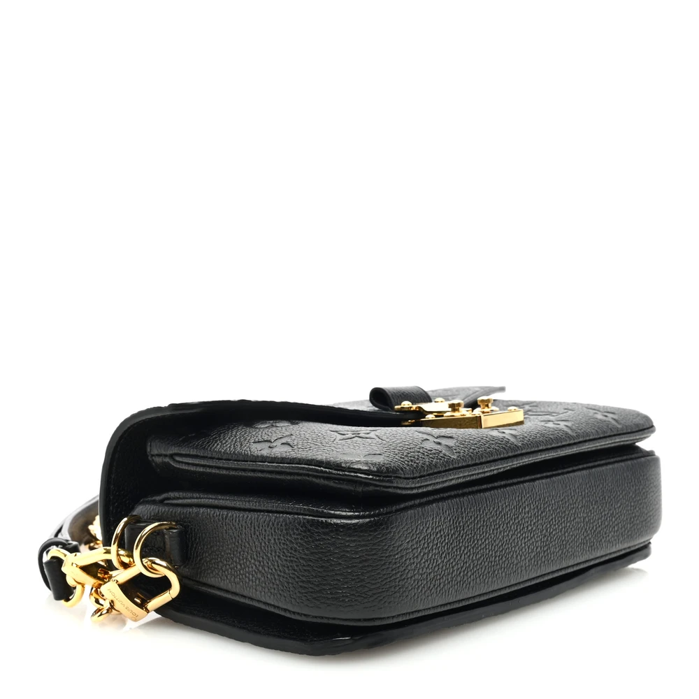 Louis Vuitton Black Empreinte Pochette Métis With Gold Hardware - 图片 6