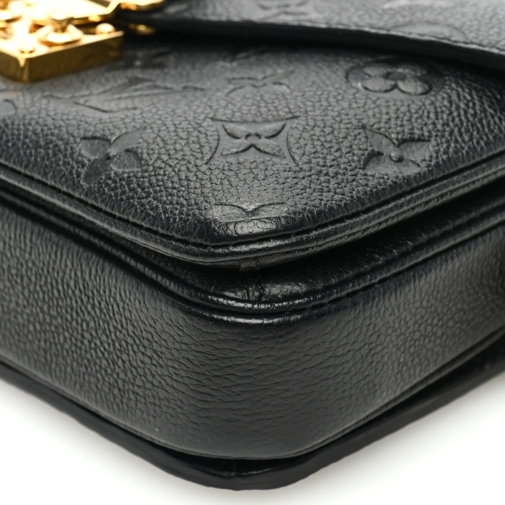 Louis Vuitton Black Empreinte Pochette Métis With Gold Hardware - 图片 2