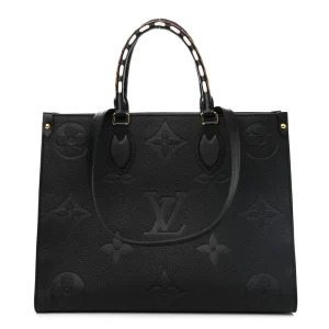 Onthego MM 1:1 Replica Wild at Heart Monogram Canvas Large Tote Bag