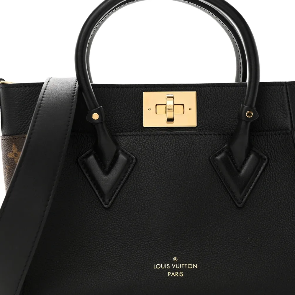 Lockme PM Super Clone Black Monogram Calfskin Leather Shoulder Bag - 图片 6