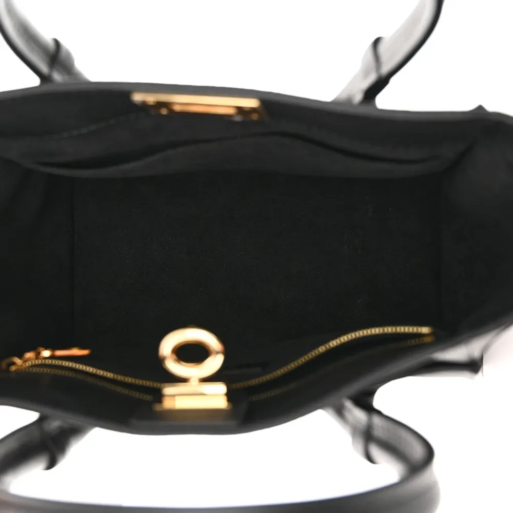 Lockme PM Super Clone Black Monogram Calfskin Leather Shoulder Bag - 图片 5