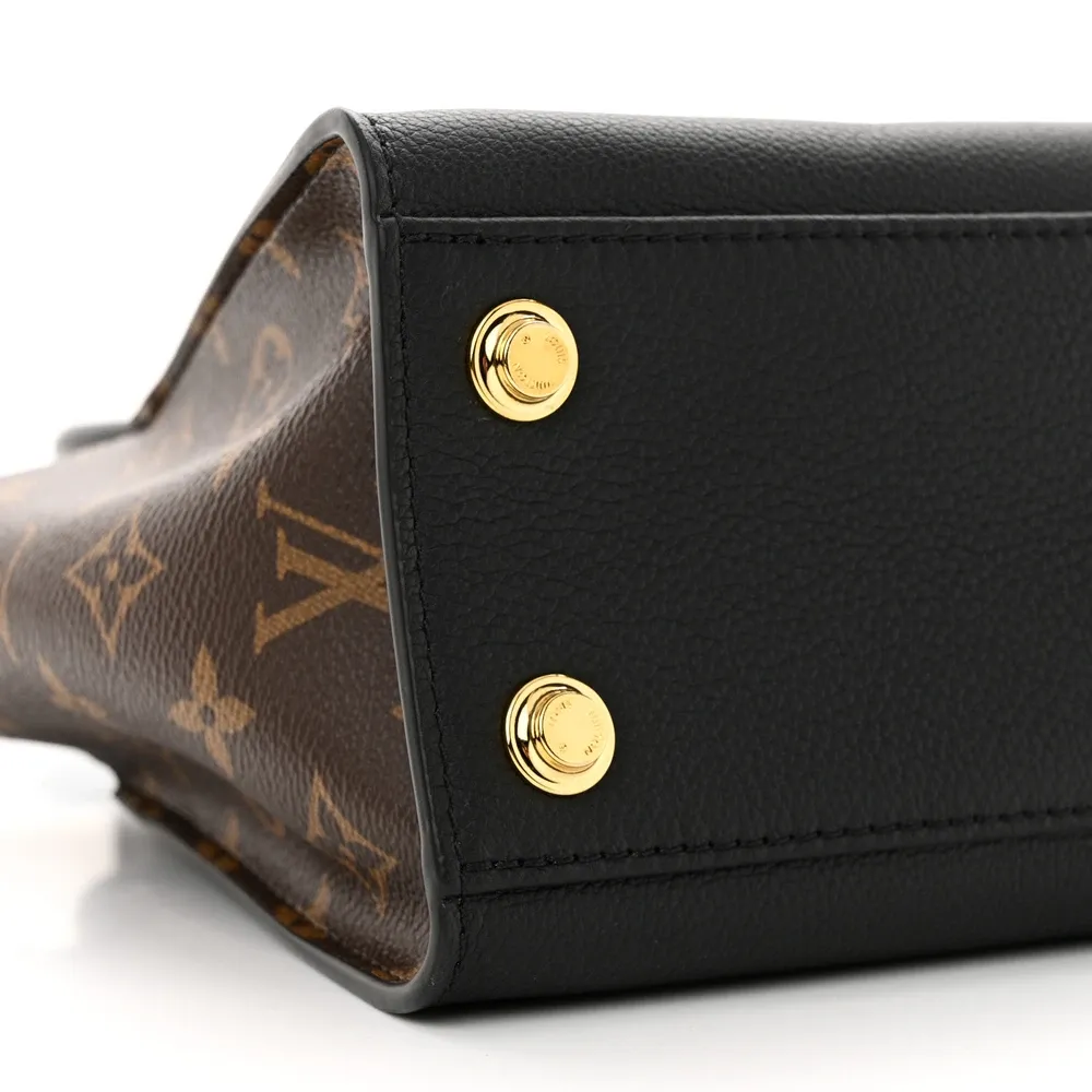 Lockme PM Super Clone Black Monogram Calfskin Leather Shoulder Bag - 图片 3