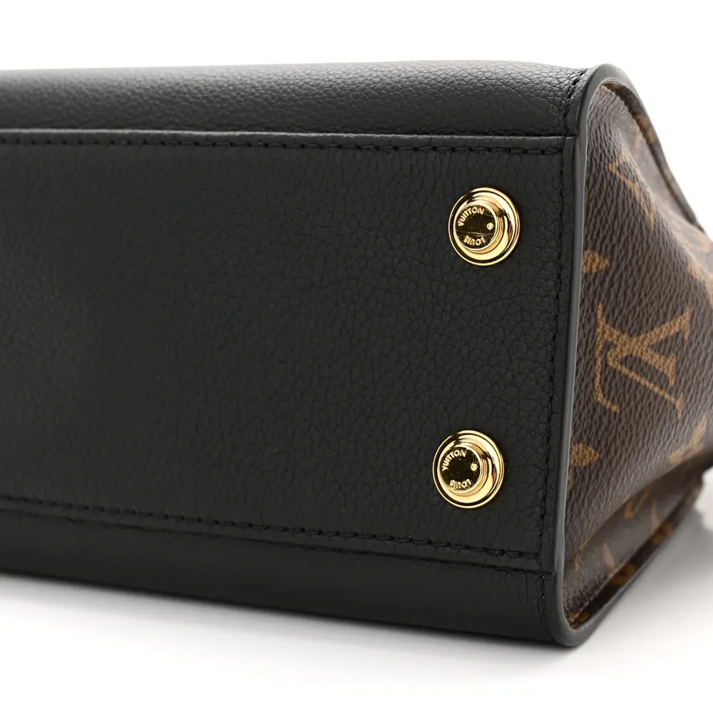 Lockme PM Super Clone Black Monogram Calfskin Leather Shoulder Bag - 图片 2