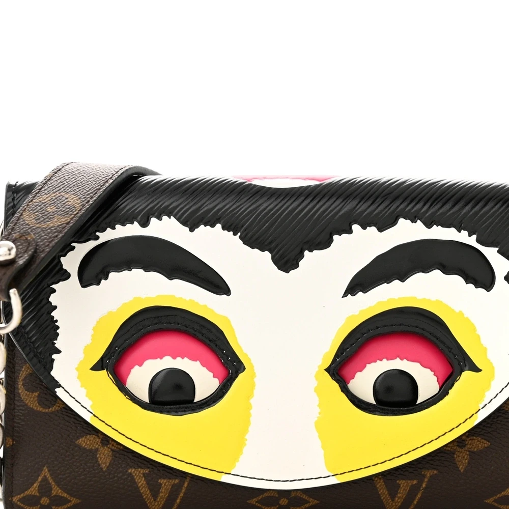 Kabuki Chain Wallet 1:1 Replica Monogram Canvas Silver Hardware Wallet - 图片 6