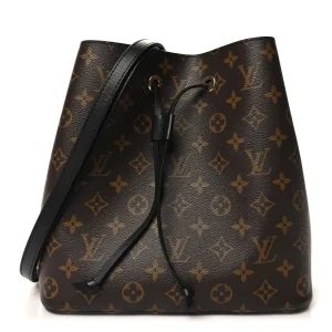 NeoNoe MM Super Clone Monogram Canvas Drawstring Bucket Shoulder Bag