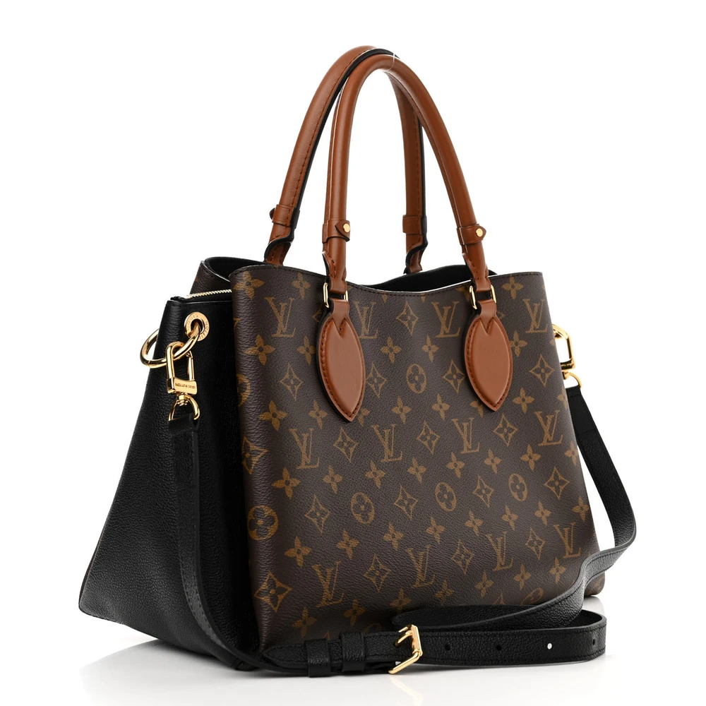 Gold Hardware Lou!S Vuiton Black Monogram Canvas Vendome MM Replica Mirror Quality Guaranteed - 图片 2