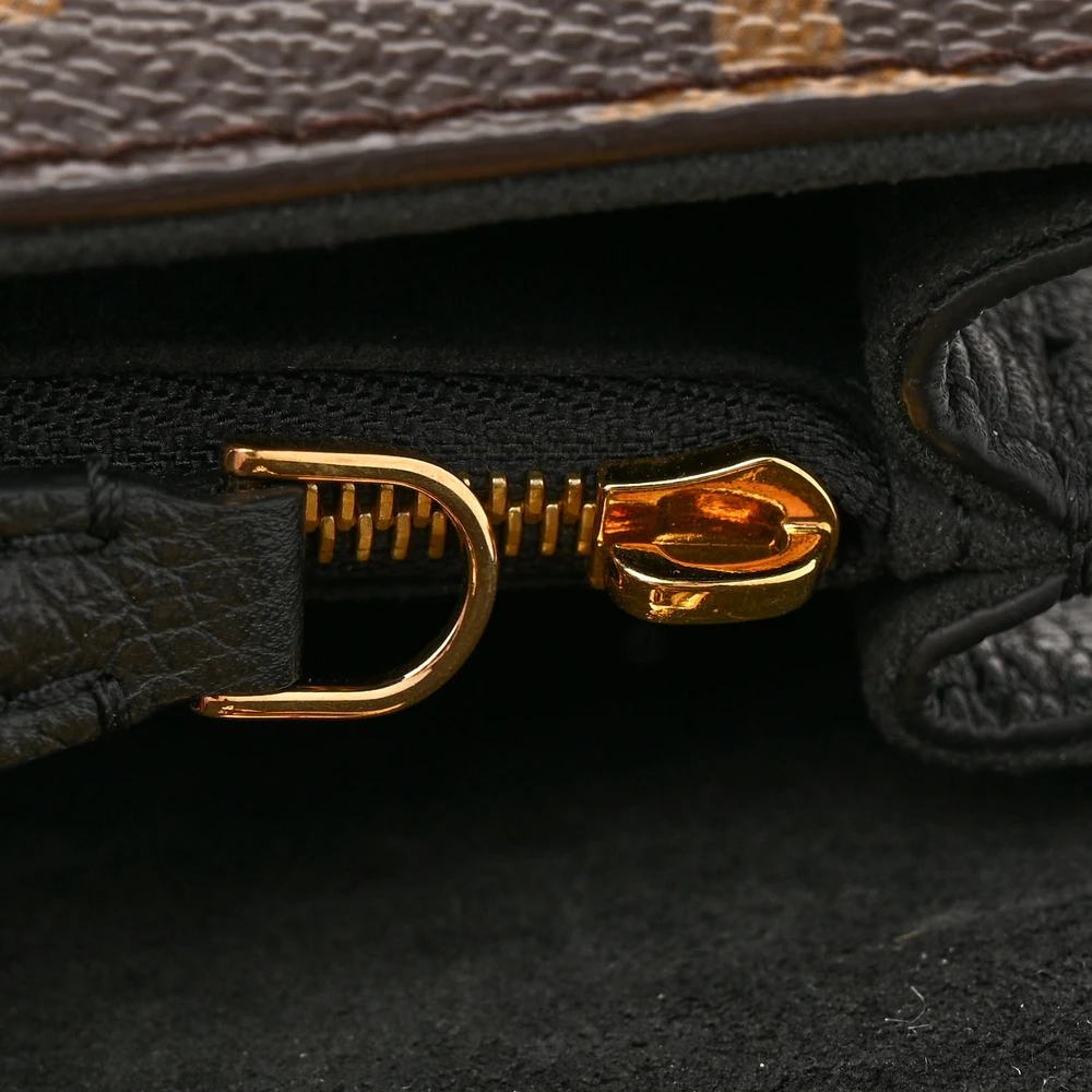 Victoire MM Super Clone Black Monogram Canvas Shoulder Handbag - 图片 6