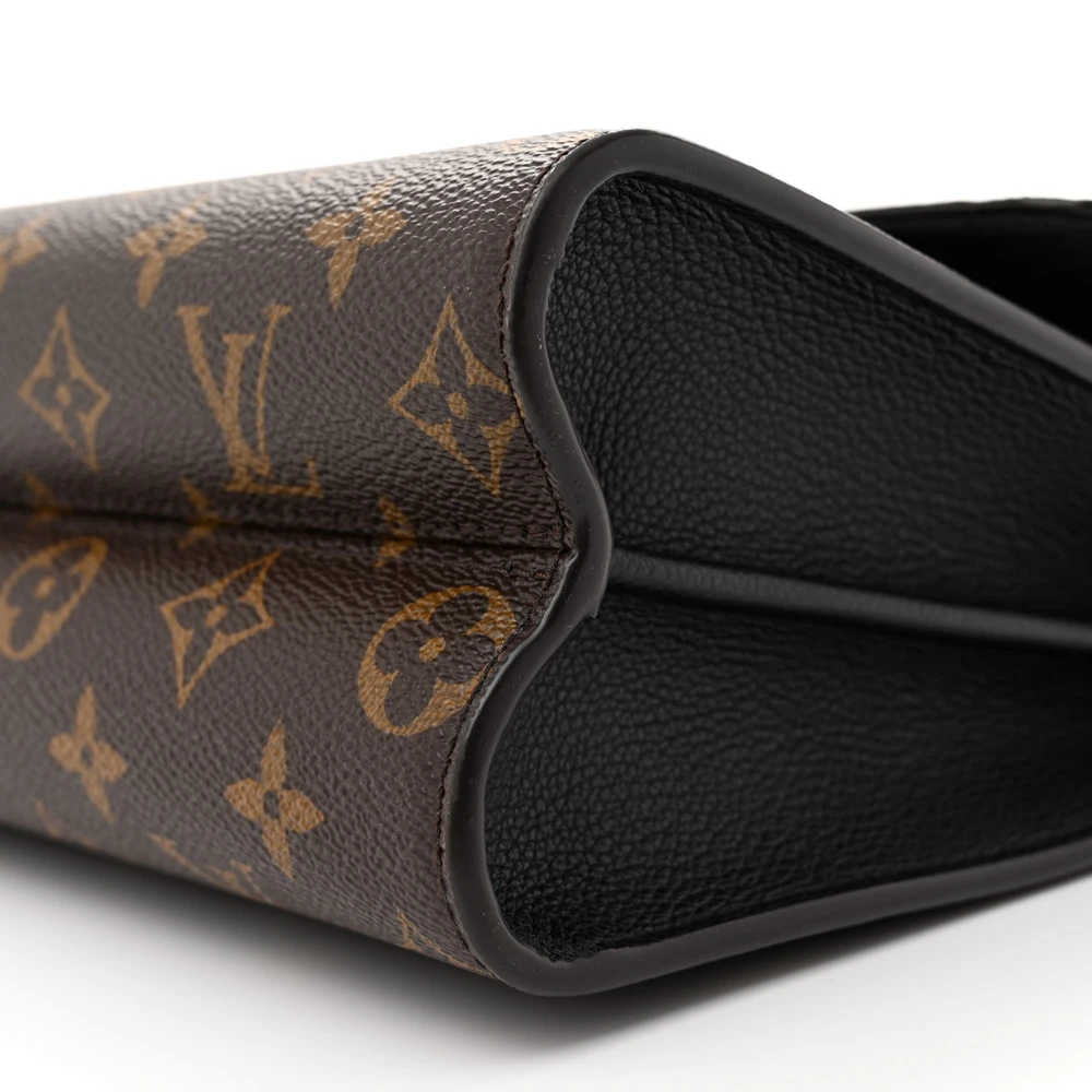 Victoire MM Super Clone Black Monogram Canvas Shoulder Handbag - 图片 2