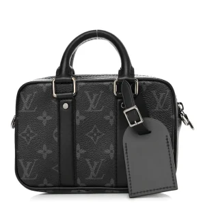 Avenue Sling Super Clone Black Monogram Canvas Crossbody Messenger Bag