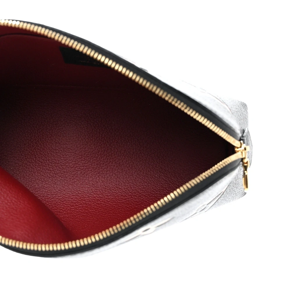 Cosmetic Pouch 1:1 Replica Black Beige Empreinte Monogram Giant Leather Gold Hardware Pouch - 图片 3