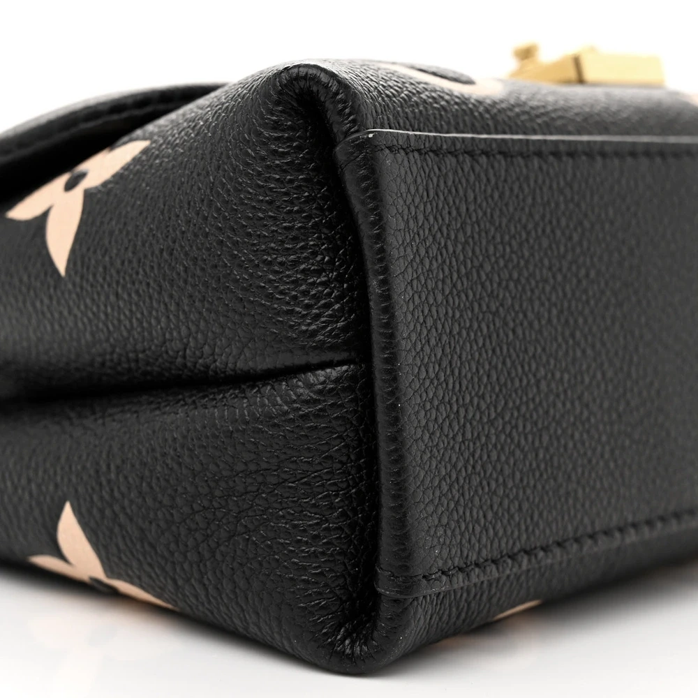 Madeleine BB Super Clone Black Beige Empreinte Monogram Giant Leather Gold Hardware Bag - 图片 6