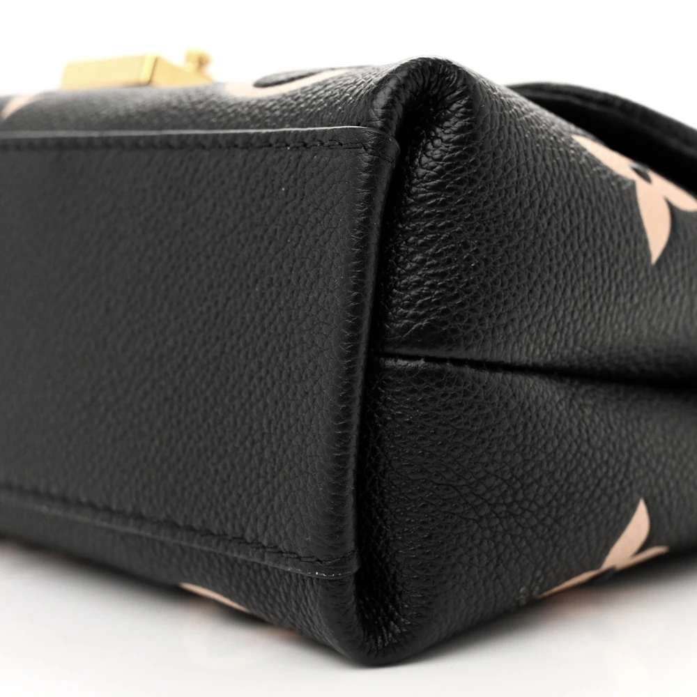 Madeleine BB Super Clone Black Beige Empreinte Monogram Giant Leather Gold Hardware Bag - 图片 5