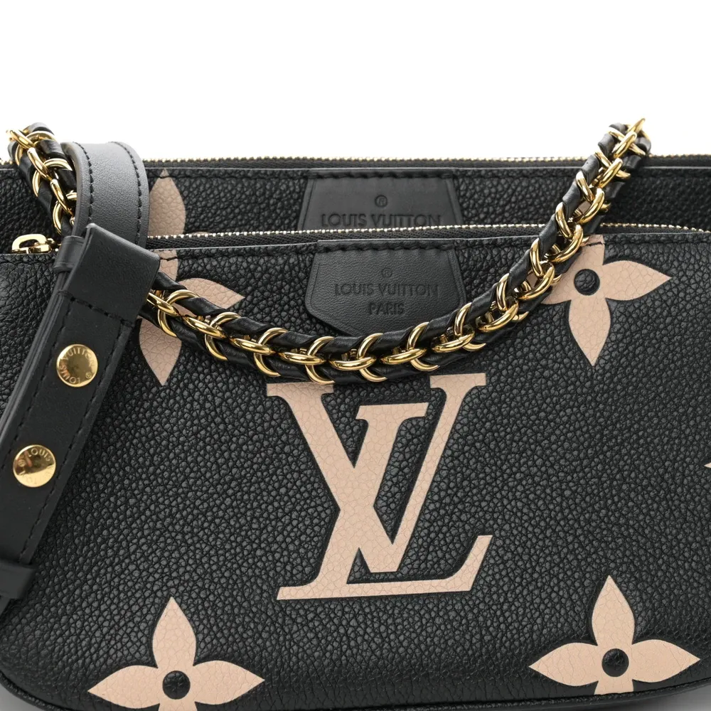 Superfake Louis Vuitton Black/Beige Monogram Replica Handbag - 图片 6