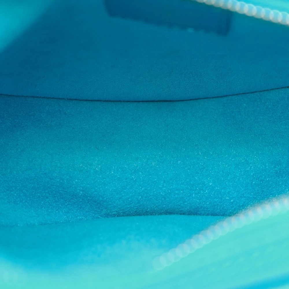 Loop 1:1 replica Bleu Calfskin Nanogram Embossed Leather Gold Hardware Bag - 图片 5