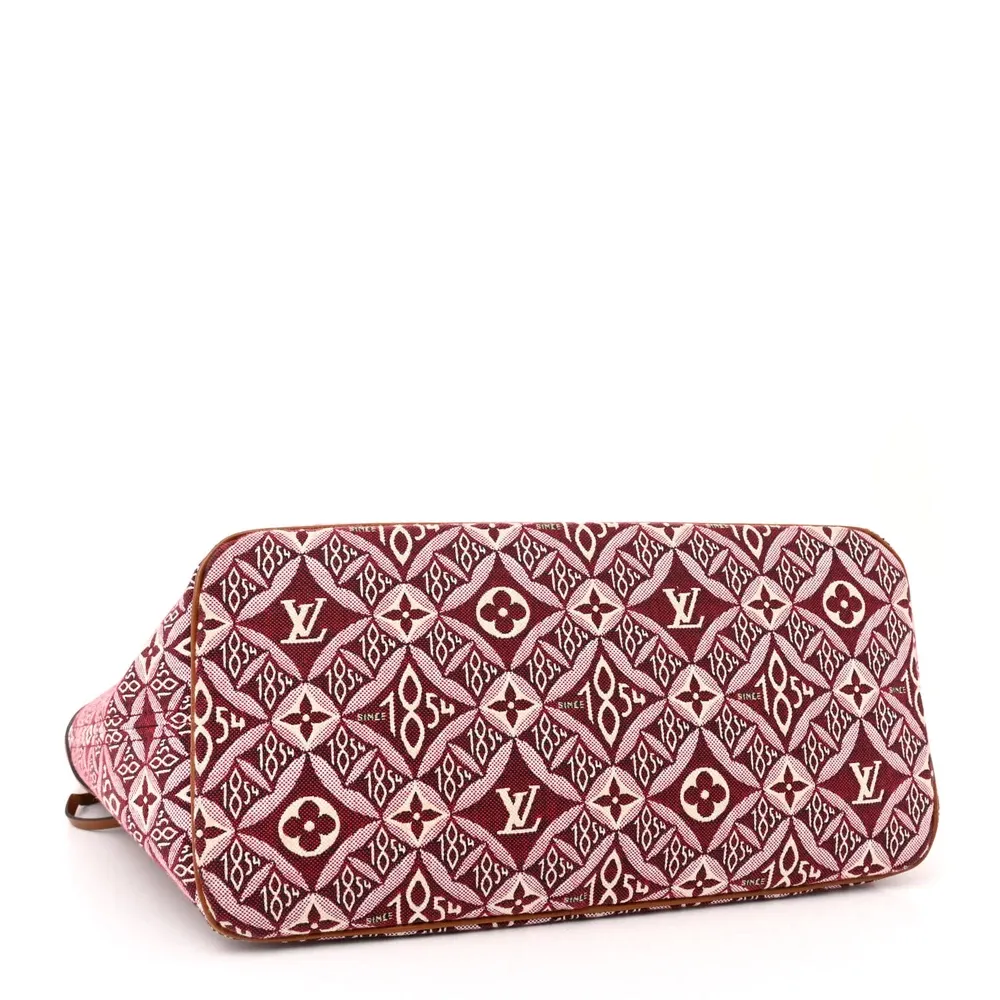 Neverfull MM Super Clone Bordeaux Jacquard Monogram Shoulder Bag Pochette - 图片 3