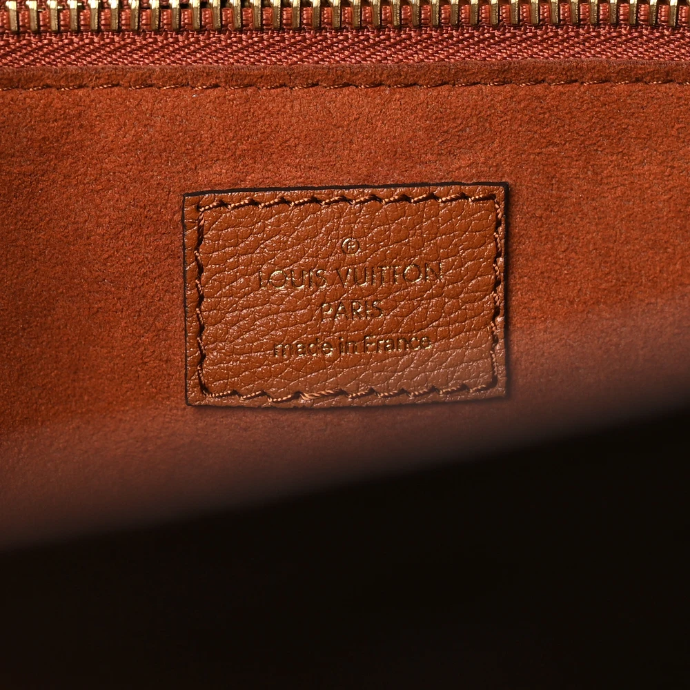 Neverfull MM Super Clone Cognac Empreinte Monogram Giant Leather Gold Hardware Tote Bag - 图片 3