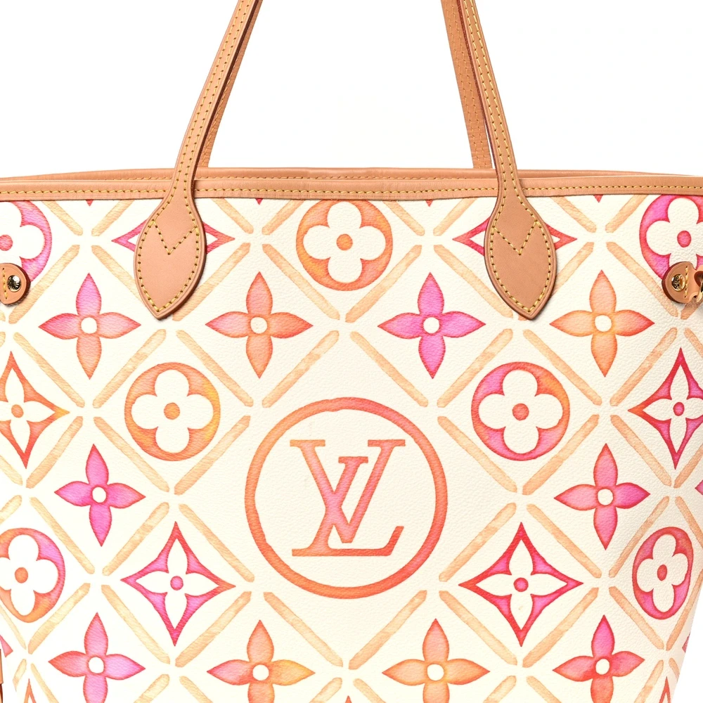 Neverfull MM 1:1 Replica Monogram Giant By The Pool 2.0 Canvas Gold Hardware Tote Bag - 图片 6
