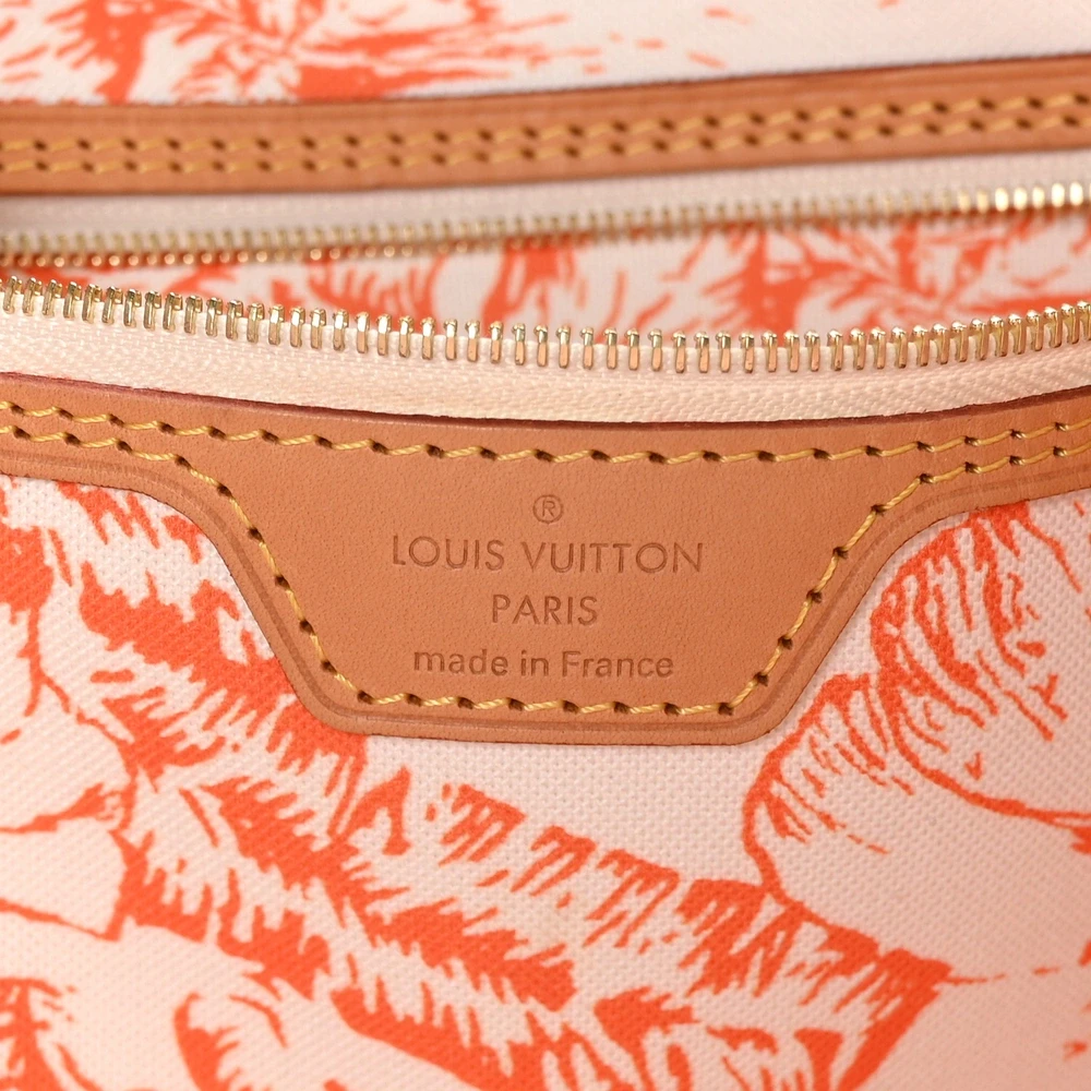 Neverfull MM 1:1 Replica Monogram Giant By The Pool 2.0 Canvas Gold Hardware Tote Bag - 图片 4