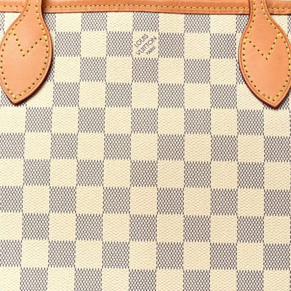Neverfull PM 1:1 Replica Damier Azur Checkered Canvas Shoulder Bag - 图片 6