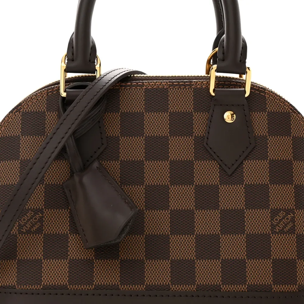 Alma BB Superclone Top Handle Crossbody Handbag Brass Hardware - 图片 6