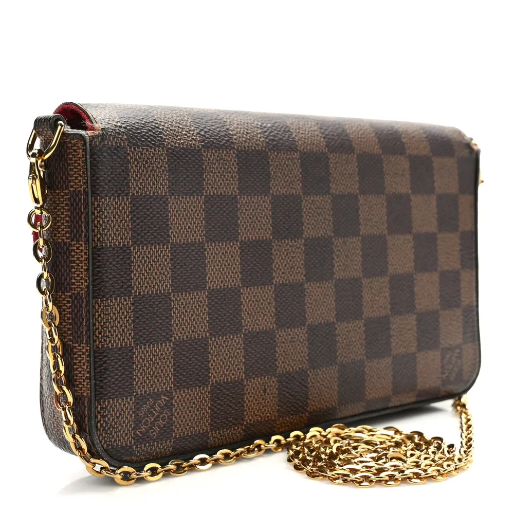 Louis vuitton pochette felicie wallet Gold HW high End Clone - 图片 2