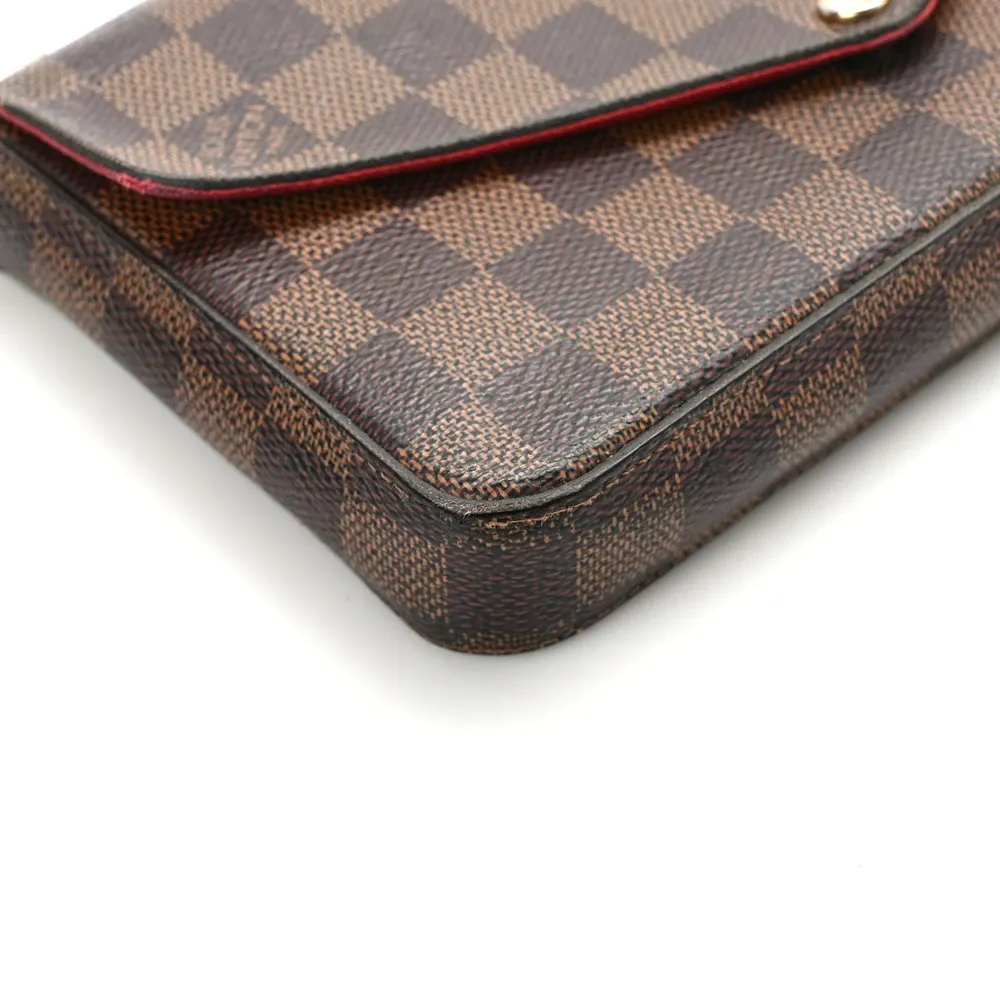 Louis vuitton pochette felicie wallet Gold HW high End Clone - 图片 6