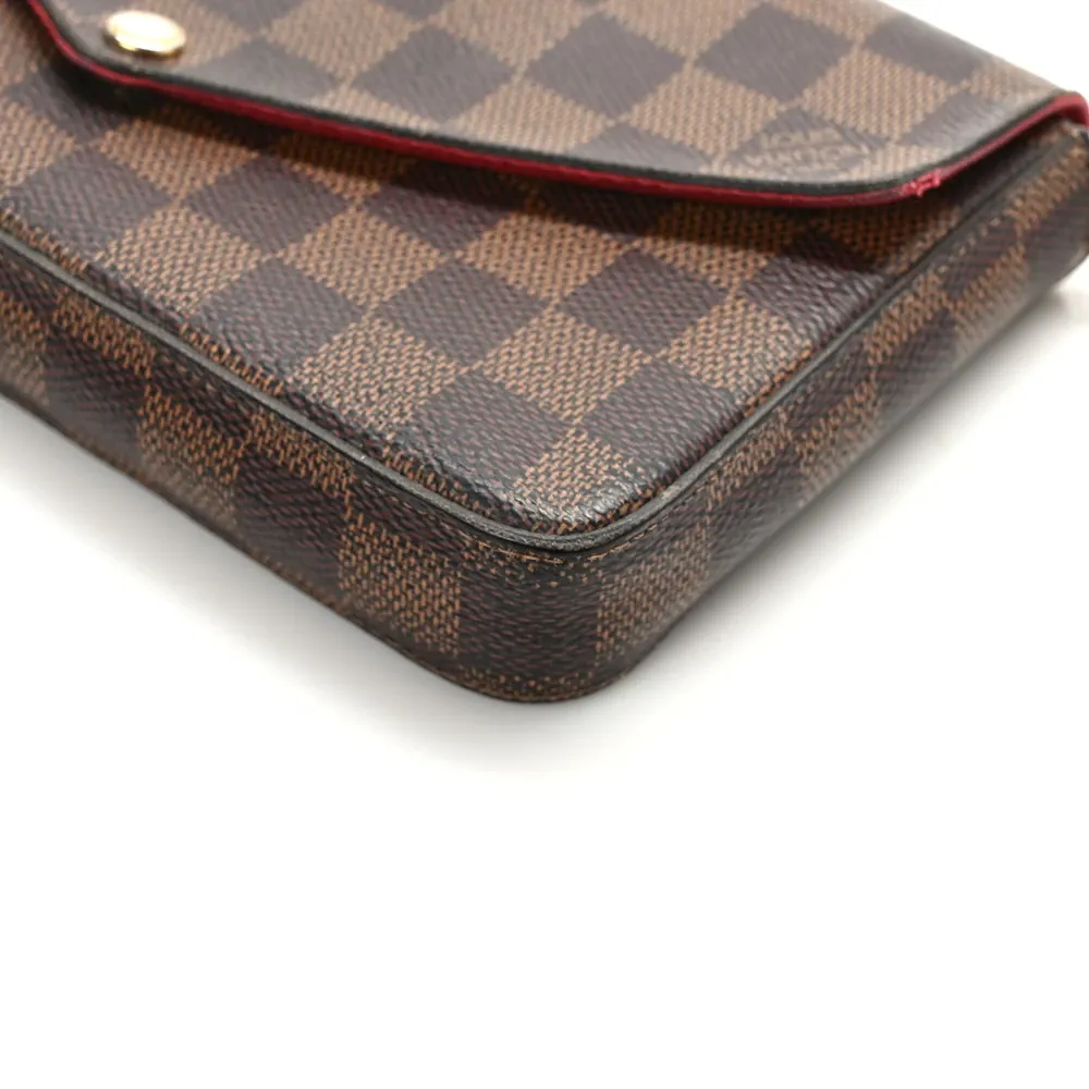 Louis vuitton pochette felicie wallet Gold HW high End Clone - 图片 4