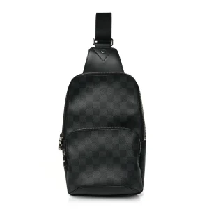 Avenue Sling Super Clone Damier Graphite Canvas Urban Crossbody Backpack