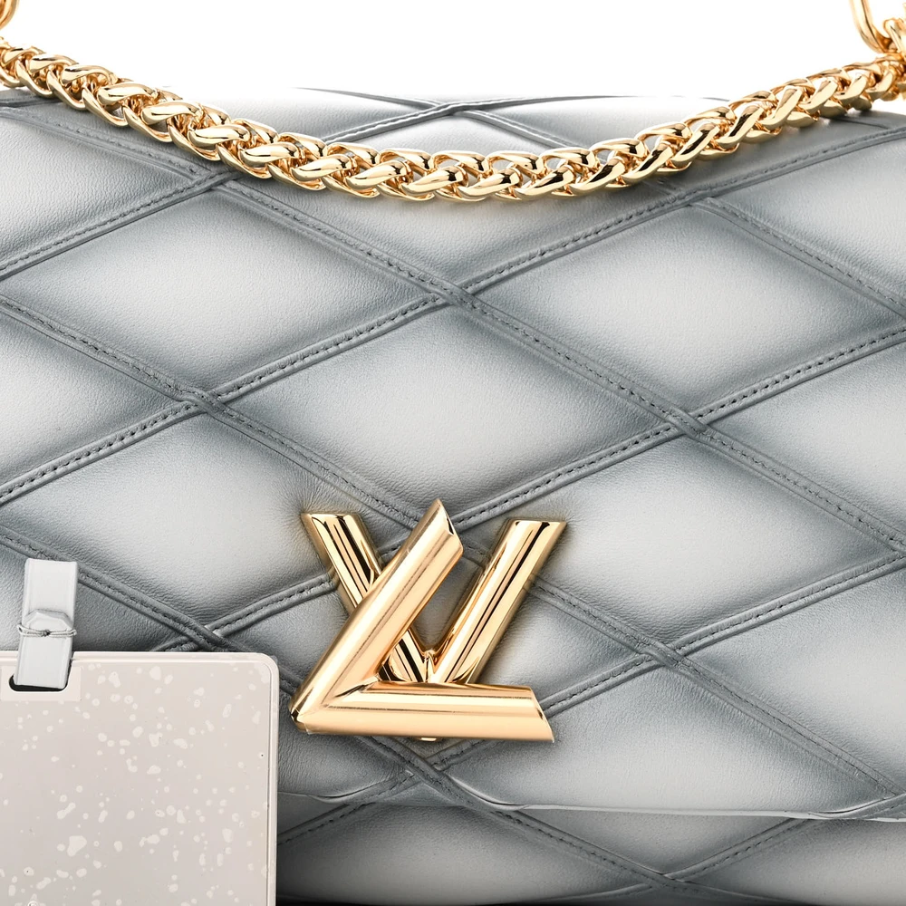 GO-14 MM Super Clone Ecume Lambskin Malletage Leather Gold Hardware Chain Handbag - 图片 6
