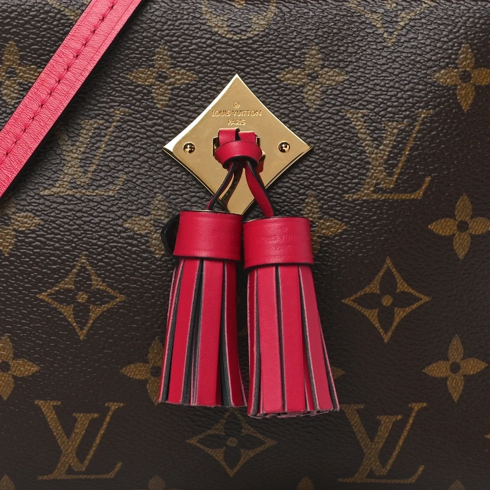 Saintonge Super Clone Freesia Monogram Canvas Brass Hardware Mini HnadBag - 图片 6