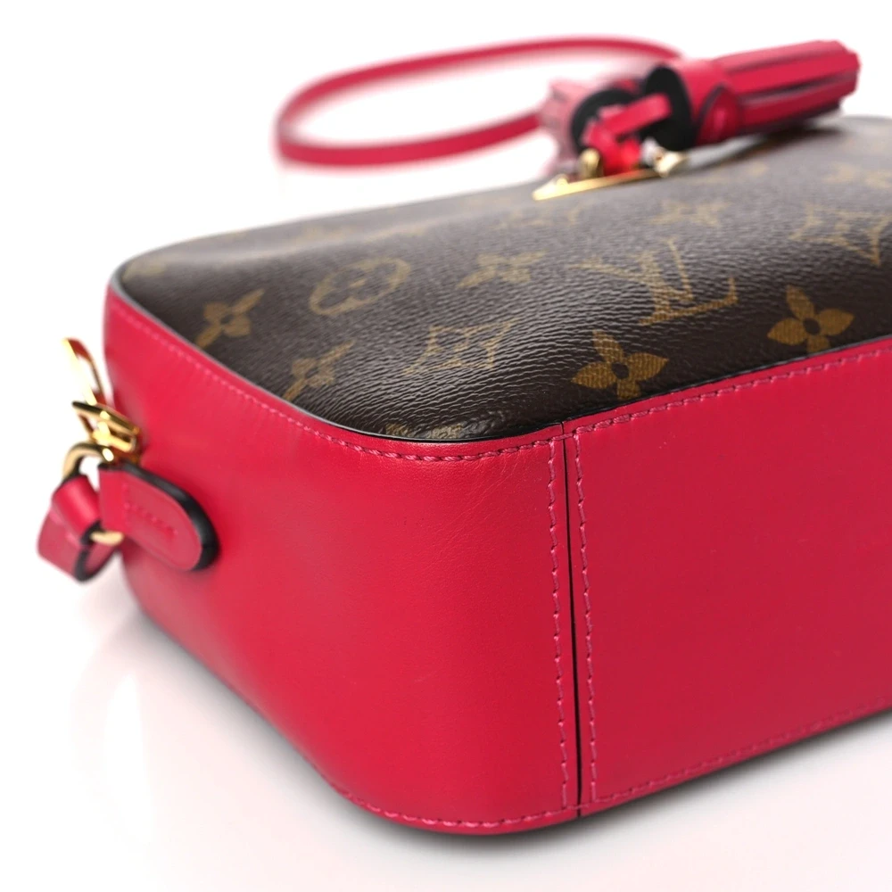 Saintonge Super Clone Freesia Monogram Canvas Brass Hardware Mini HnadBag - 图片 3