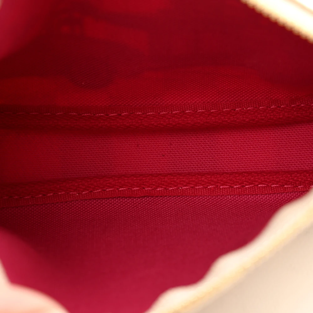 Mini Pochette Super Clone Fuchsia Damier Azur Canvas Christmas Animation Gold Hardware Bag - 图片 2