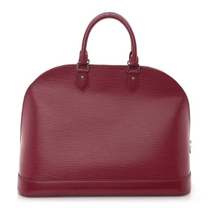 Alma GM 1:1 Replica Fuchsia Epi Leather Structured Shoulder Bag