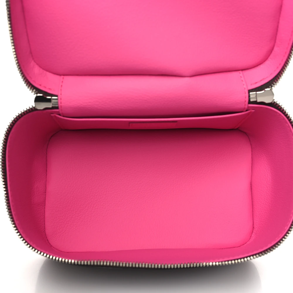 Nice Mini Super Clone Monogram Macassar Canvas Fuchsia Interior Travel Case - 图片 4